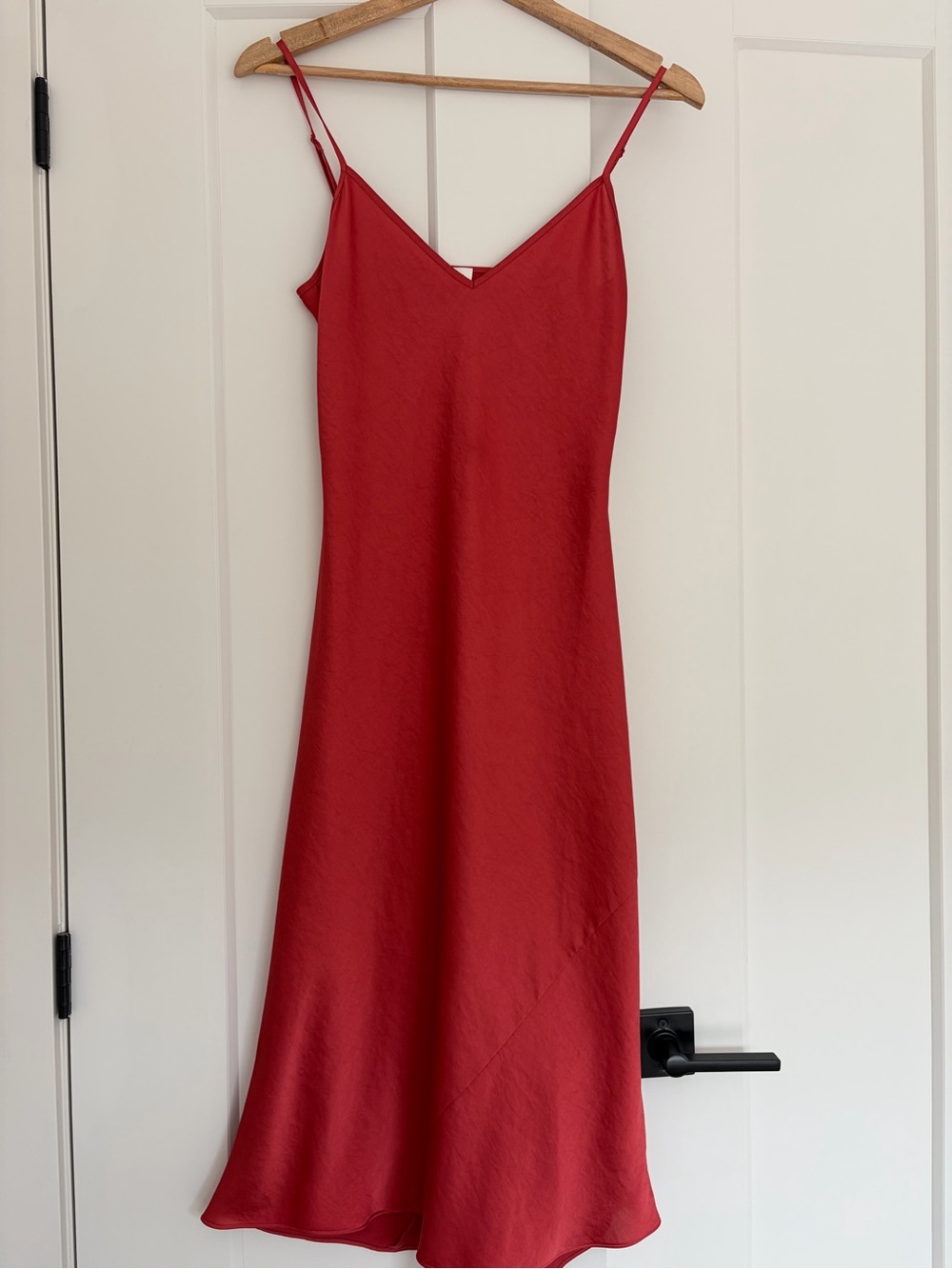 Aritzia Wilfred Midi Slip Dress with Spaghetti Straps